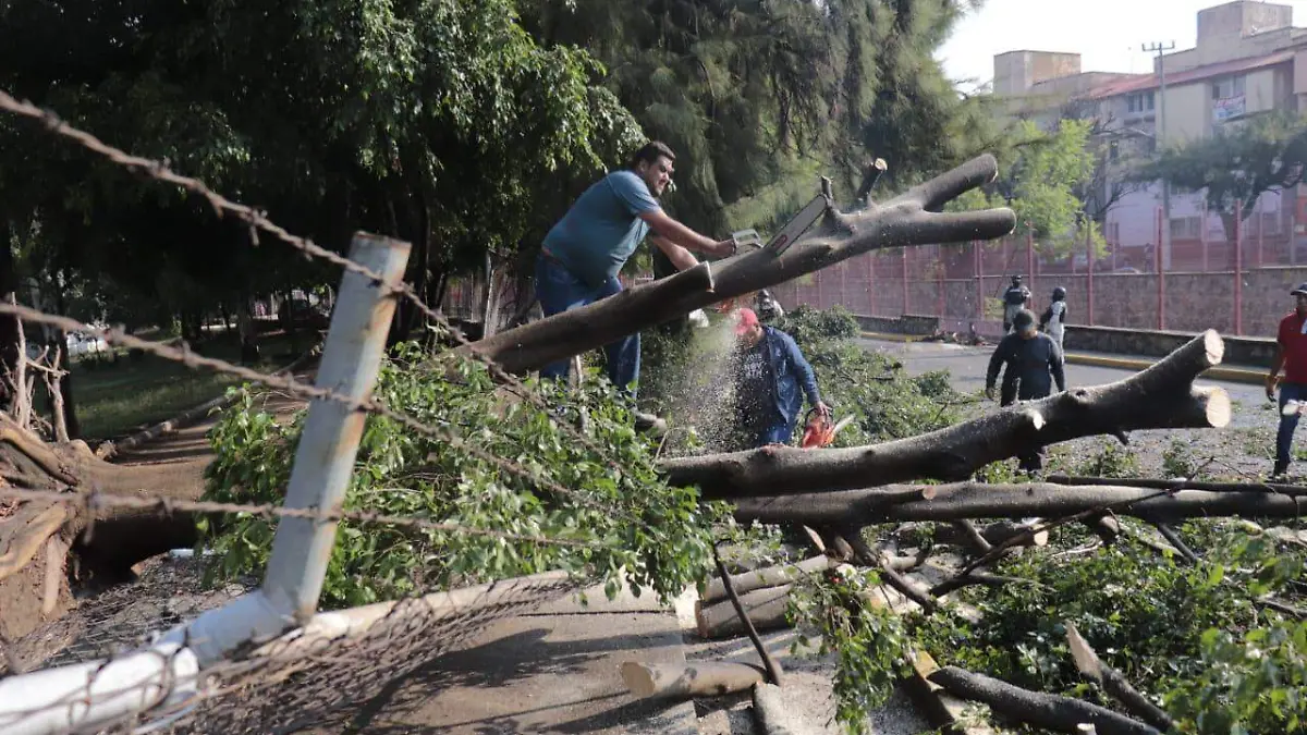 Afectaciones por las lluvias en la ZMG